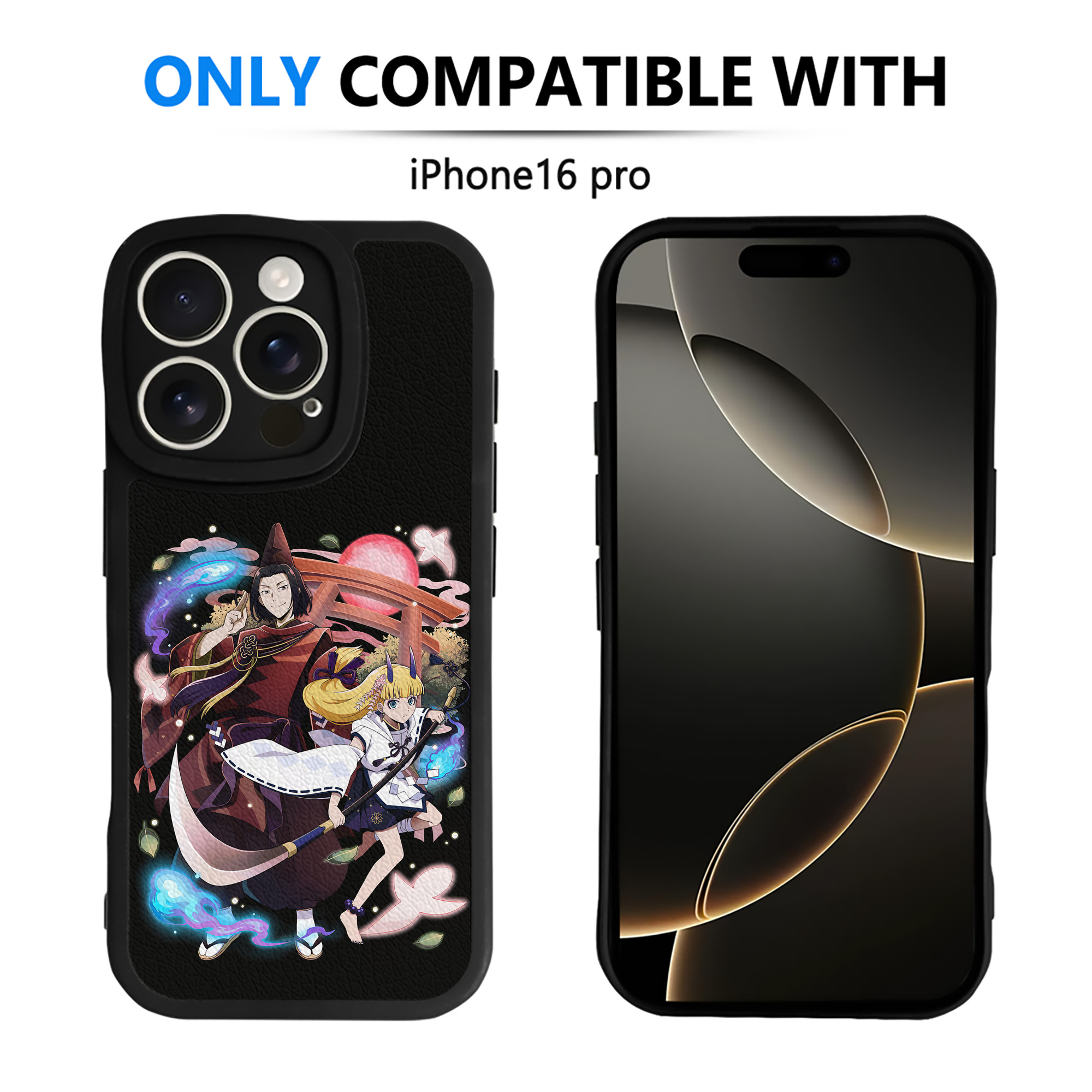 （画像用） 文豪ストレイドッグス Bungo Stray Dogs 【iPhone 16シリーズ対応】シリコンスマホケース（レザー調） 材質：シリコン